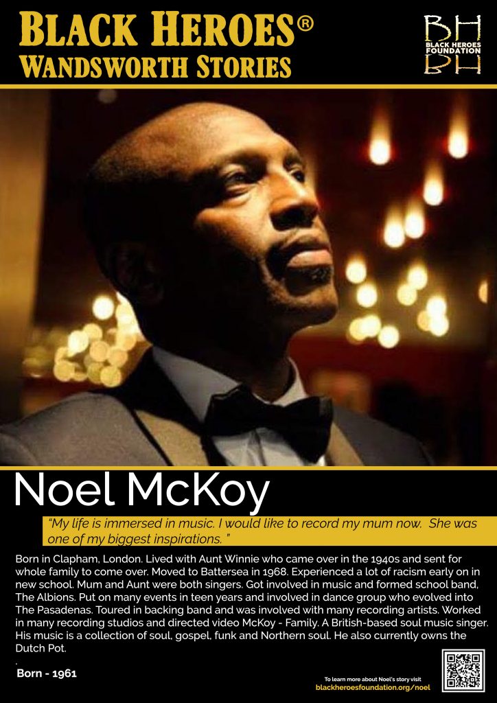 Noel McKoy Black Heroes Wandsworth Stories