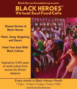 Black Heroes Virtual Soul Food Cafe online