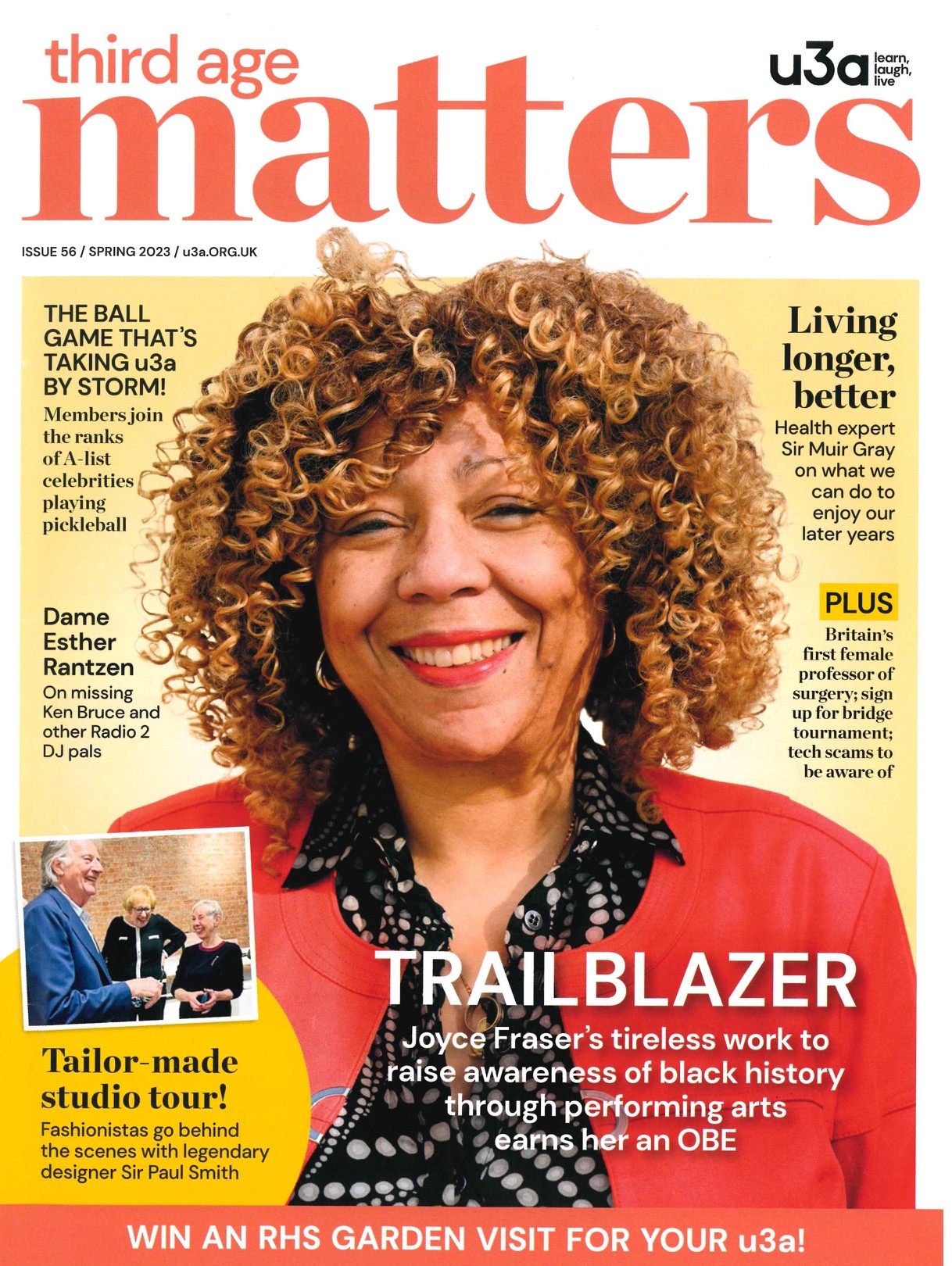 Joyce Fraser OBE Third Age Matters Magazine Spring 2023